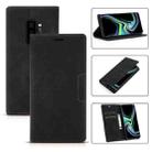 For Samsung Galaxy S9+ Dream Magnetic Suction Business Horizontal Flip PU Leather Case with Holder & Card Slot & Wallet(Black) - 1