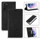 For Samsung Galaxy S21+ 5G Dream Magnetic Suction Business Horizontal Flip PU Leather Case with Holder & Card Slot & Wallet(Black) - 1