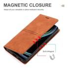 For Samsung Galaxy S21 5G Dream Magnetic Suction Business Horizontal Flip PU Leather Case with Holder & Card Slot & Wallet(Brown) - 5