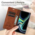 For Samsung Galaxy S21 5G Dream Magnetic Suction Business Horizontal Flip PU Leather Case with Holder & Card Slot & Wallet(Brown) - 6