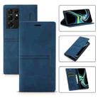 For Samsung Galaxy S21 Ultra 5G Dream Magnetic Suction Business Horizontal Flip PU Leather Case with Holder & Card Slot & Wallet(Blue) - 1