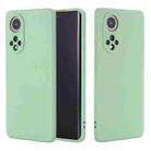 For Huawei Nova 9 Pro Solid Color Liquid Silicone Dropproof Full Coverage Protective Case(Green) - 1