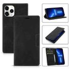 For iPhone 13 Pro Dream Magnetic Suction Business Horizontal Flip PU Leather Case with Holder & Card Slot & Wallet (Black) - 1