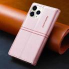 For iPhone 12 mini Dream Magnetic Suction Business Horizontal Flip PU Leather Case with Holder & Card Slot & Wallet (Rose Gold) - 3