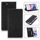Dream Magnetic Suction Business Horizontal Flip PU Leather Case with Holder & Card Slot & Wallet For iPhone 8 Plus / 7 Plus(Black) - 1