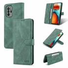 For Xiaomi Redmi Note 10 Pro 5G / Poco X3 GT AZNS Dream II Skin Feel PU+TPU Horizontal Flip Leather Case with Holder & Card Slots & Wallet(Green) - 1