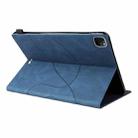 Dual-color Splicing Horizontal Flip PU Leather Case with Holder & Card Slots For iPad Pro 12.9 (2020/2021/2018)(Blue) - 6