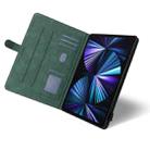 Dual-color Splicing Horizontal Flip PU Leather Case with Holder & Card Slots For iPad Pro 12.9 (2020/2021/2018)(Green) - 7