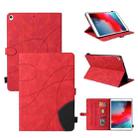 Dual-color Splicing Horizontal Flip PU Leather Case with Holder & Card Slots & Sleep / Wake-up Function For iPad Pro 10.5 / Air (2019) / iPad 10.2 (2019)(Red) - 1