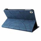 Dual-color Splicing Horizontal Flip PU Leather Case with Holder & Card Slots & Sleep / Wake-up Function For iPad 9.7 (2018/2017)(Blue) - 6