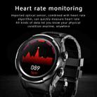 F6 1.28 inch IPS Screen 2 in 1 Bluetooth Earphone Smart Watch, Support Heart Rate & Blood Oxygen Monitoring / Bluetooth Music, Style:Steel Strap(Black) - 12