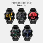 F6 1.28 inch IPS Screen 2 in 1 Bluetooth Earphone Smart Watch, Support Heart Rate & Blood Oxygen Monitoring / Bluetooth Music, Style:Silicone Strap(Black) - 7