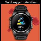 F6 1.28 inch IPS Screen 2 in 1 Bluetooth Earphone Smart Watch, Support Heart Rate & Blood Oxygen Monitoring / Bluetooth Music, Style:Silicone Strap(Black) - 13