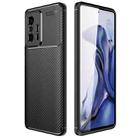 For Xiaomi Mi 11T / 11T Pro Carbon Fiber Texture Shockproof TPU Case(Black) - 1