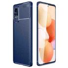 For Xiaomi Civi Carbon Fiber Texture Shockproof TPU Case(Blue) - 1