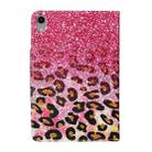 For iPad mini 6 Painted Pattern Horizontal Flip Leather Tablet Case with Holder(Leopard Powder Sand) - 3