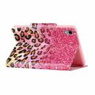 For iPad mini 6 Painted Pattern Horizontal Flip Leather Tablet Case with Holder(Leopard Powder Sand) - 5