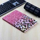 For iPad mini 6 Painted Pattern Horizontal Flip Leather Tablet Case with Holder(Leopard Powder Sand) - 6
