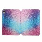 For iPad mini 6 Dual-folding Coloured Drawing Voltage Horizontal Flip PU Leather Tablet Case with Holder & Sleep / Wake-up Function(Rainbow Sand) - 1