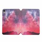For iPad mini 6 Dual-folding Coloured Drawing Voltage Horizontal Flip PU Leather Tablet Case with Holder & Sleep / Wake-up Function(Starry Sky) - 1