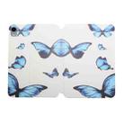 For iPad mini 6 Dual-folding Coloured Drawing Voltage Horizontal Flip PU Leather Tablet Case with Holder & Sleep / Wake-up Function(Butterfly) - 1