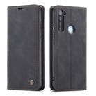 For Xiaomi Redmi Note 8 CaseMe-013 Multifunctional Horizontal Flip Leather Case with Card Slot & Holder & Wallet(Black) - 1