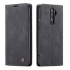 For Xiaomi Redmi Note 8 Pro CaseMe-013 Multifunctional Horizontal Flip Leather Case with Card Slot & Holder & Wallet(Black) - 1