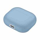 Solid Color Silicone Earphone Protective Case for AirPods 3(Light Blue) - 2