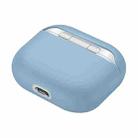 Solid Color Silicone Earphone Protective Case for AirPods 3(Light Blue) - 3