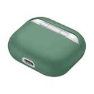 Solid Color Silicone Earphone Protective Case for AirPods 3(Pine Needle Green) - 3