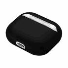 Solid Color Silicone Earphone Protective Case for AirPods 3(Black) - 3