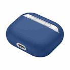 Solid Color Silicone Earphone Protective Case for AirPods 3(Dark Blue) - 2