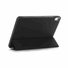 For iPad mini 6 Back Sticker Skin Feel Horizontal Flip Leather Tablet Case with Tri-fold Holder(Black) - 5