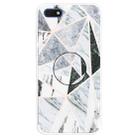 For Huawei Y5 Lite 2018 Embossed Varnished Marble TPU Protective Case with Holder(Polytriangle) - 1