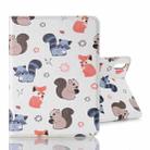 For iPad mini 6 Cartoon Pattern Horizontal Flip Leather Tablet Case with Card Slots & Holder & Wallet(Squirrels) - 1