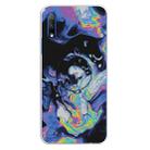 For Huawei Honor 9X & 9X Pro Embossed Varnished Marble TPU Protective Case with Holder(Deep Purple) - 1