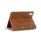For iPad mini 6 Retro Book Style Horizontal Flip PU Leather Tablet Case with Holder & Card Slots & Wallet(Brown) - 5