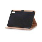 For iPad mini 6 Retro Book Style Horizontal Flip PU Leather Tablet Case with Holder & Card Slots & Wallet(Brown) - 6