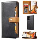 For Xiaomi Mi 11T / Mi 11T Pro Calf Texture Double Fold Clasp Horizontal Flip Leather Case with Photo Frame & Holder & Card Slots & Wallet(Black) - 1