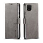 LC.IMEEKE For Goolge Pixel 4 / 4XL Calf Texture Horizontal Flip Leather Case, with Holder & Card Slots & Wallet(Grey) - 1