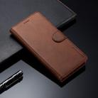 LC.IMEEKE For Xiaomi Redmi 5 Plus Calf Texture Horizontal Flip Leather Case, with Holder & Card Slots & Wallet(Brown) - 1