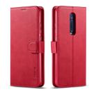 LC.IMEEKE For Xiaomi Redmi K20 / K20 Pro / 9T / 9T Pro Calf Texture Horizontal Flip Leather Case, with Holder & Card Slots & Wallet(Red) - 1