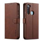 LC.IMEEKE For Xiaomi Redmi Note 8 Calf Texture Horizontal Flip Leather Case, with Holder & Card Slots & Wallet(Brown) - 1