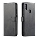LC.IMEEKE For Xiaomi Redmi 7 Calf Texture Horizontal Flip Leather Case, with Holder & Card Slots & Wallet(Black) - 1