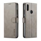 LC.IMEEKE For Xiaomi Redmi 7 Calf Texture Horizontal Flip Leather Case, with Holder & Card Slots & Wallet(Grey) - 1
