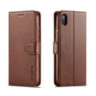 LC.IMEEKE For Xiaomi Redmi 7A Calf Texture Horizontal Flip Leather Case, with Holder & Card Slots & Wallet(Brown) - 1