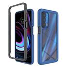 For Motorola Edge 2021 Starry Sky Solid Color Series Shockproof PC + TPU Protective Case(Royal Blue) - 1