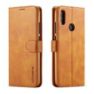 LC.IMEEKE For Xiaomi Redmi Note 7 Calf Texture Horizontal Flip Leather Case, with Holder & Card Slots & Wallet(Yellow) - 1