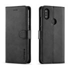 LC.IMEEKE For Xiaomi Mi 6X Calf Texture Horizontal Flip Leather Case, with Holder & Card Slots & Wallet(Black) - 1