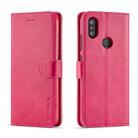 LC.IMEEKE For Xiaomi Mi 6X Calf Texture Horizontal Flip Leather Case, with Holder & Card Slots & Wallet(Red) - 1